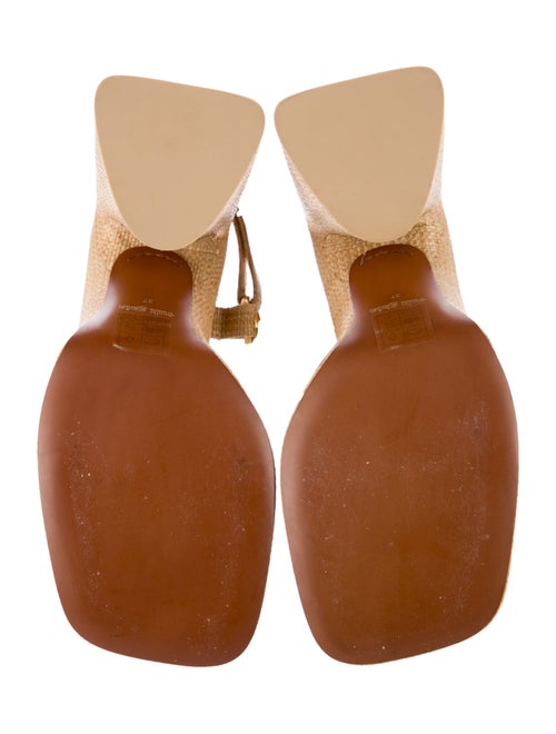 Cult Gaia Straw Sandals