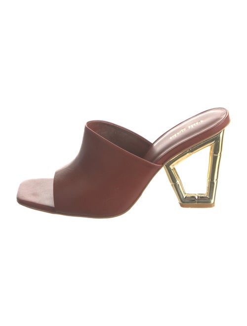 Cult Gaia Leather Slides