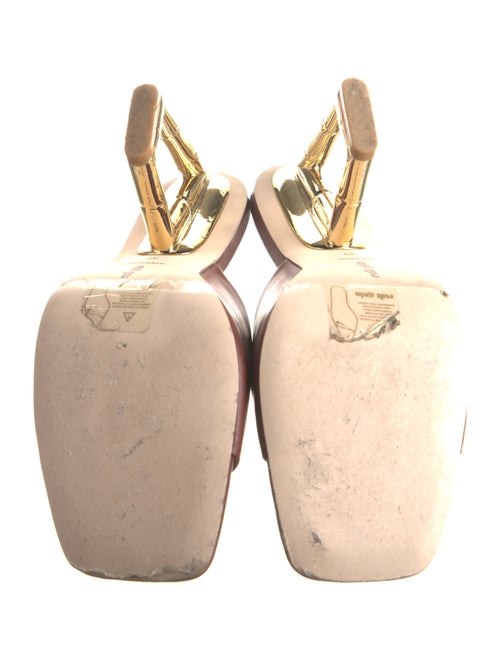 Cult Gaia Leather Slides