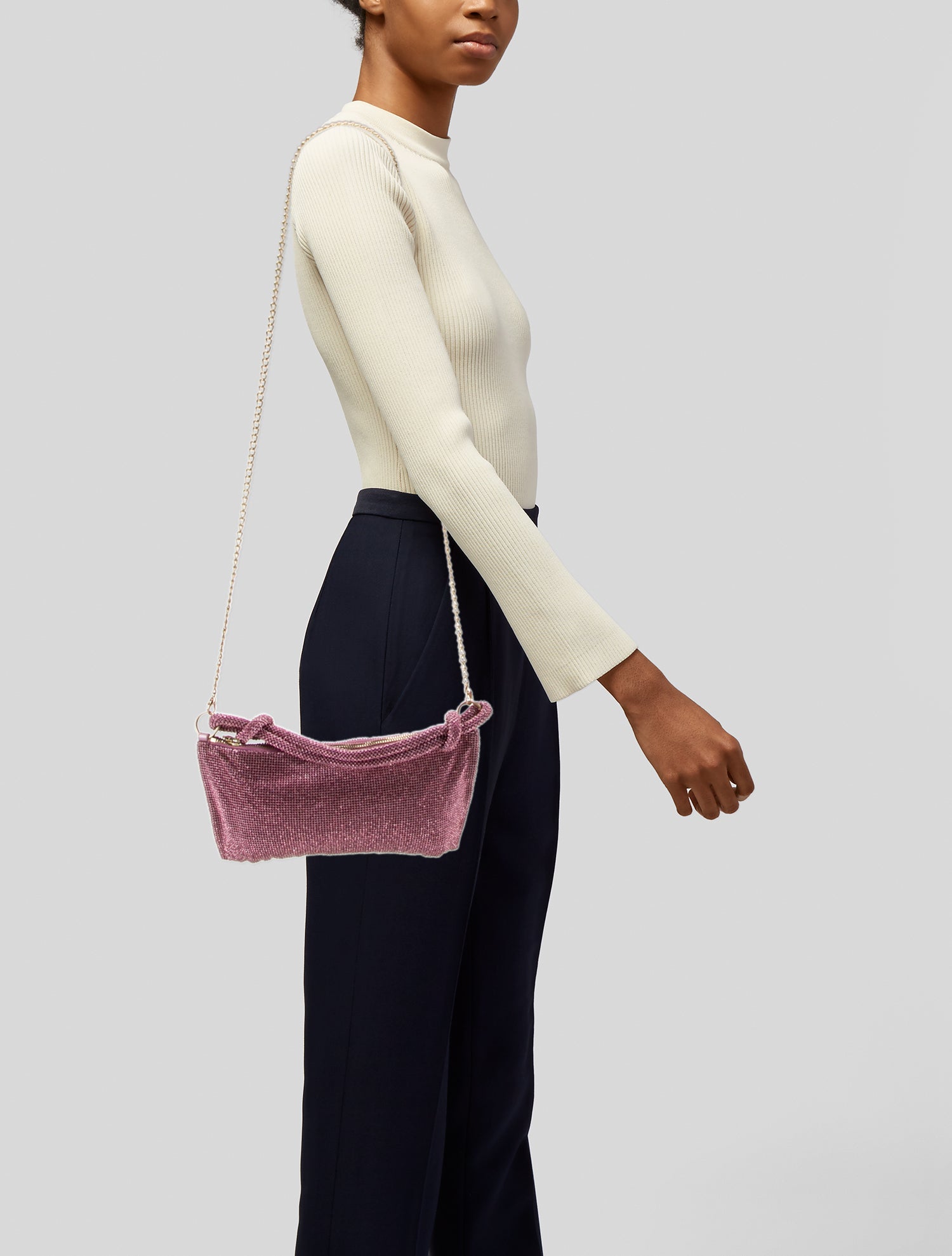 Cult Gaia Crystal Top Handle Bag