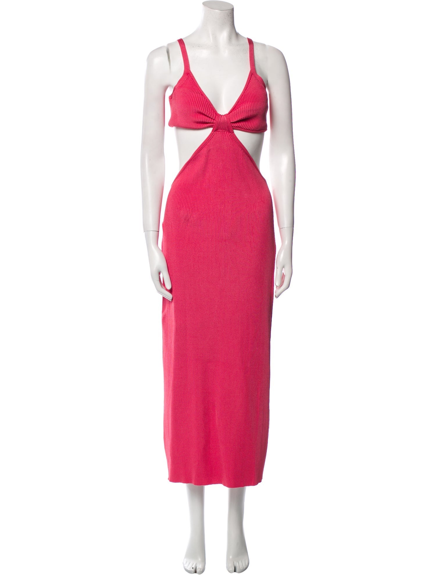 Cult Gaia V-Neck Long Dress