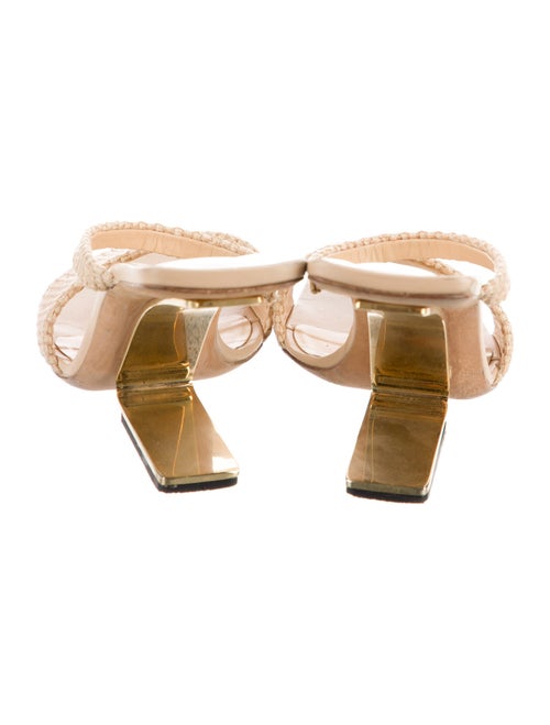 Cult Gaia Raffia Slides