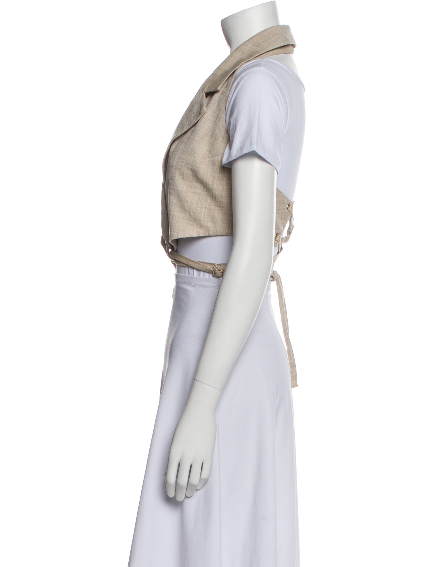 Cult Gaia Linen Vest