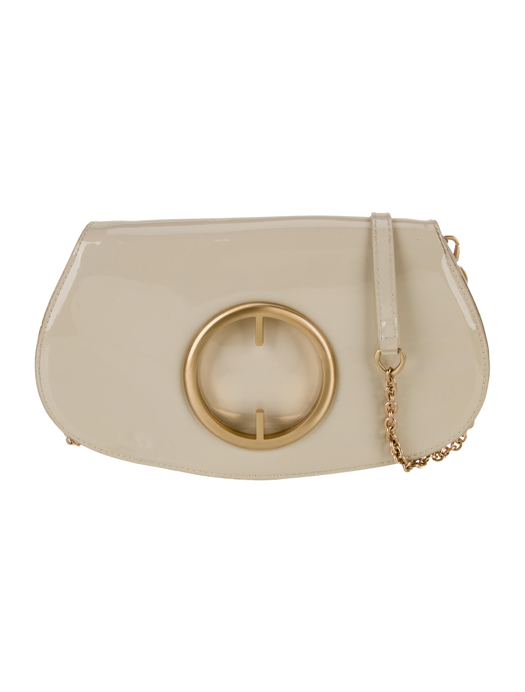 Cult Gaia Patent Leather Clutch