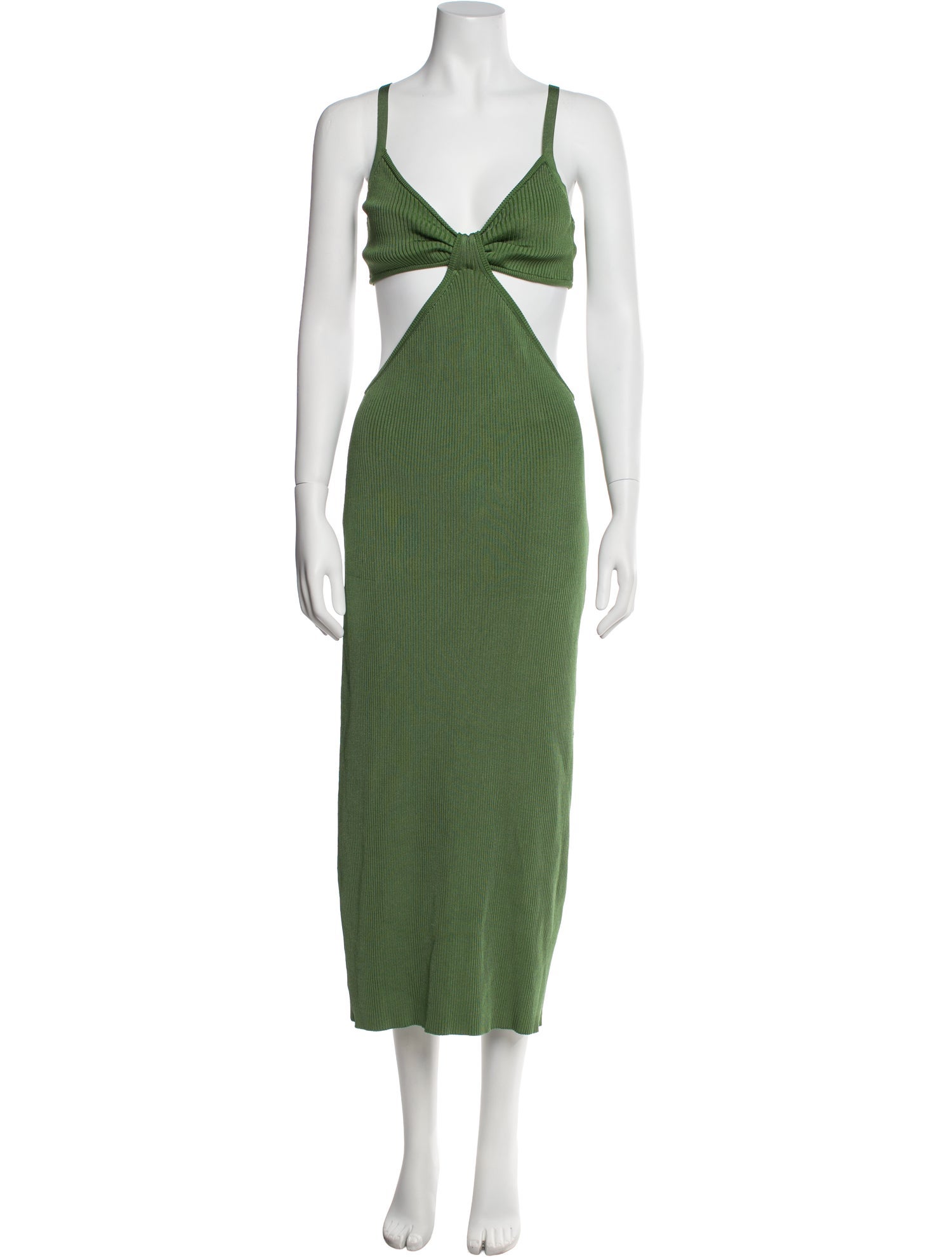 Cult Gaia Square Neckline Midi Length Dress