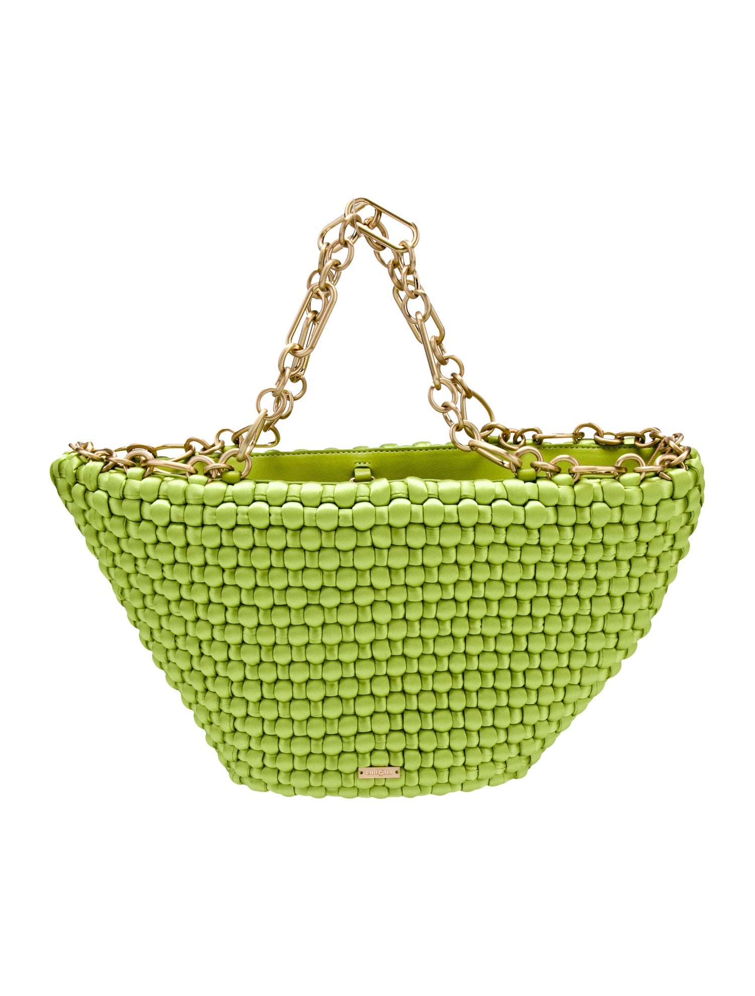 Cult Gaia Satin Bucket Bag