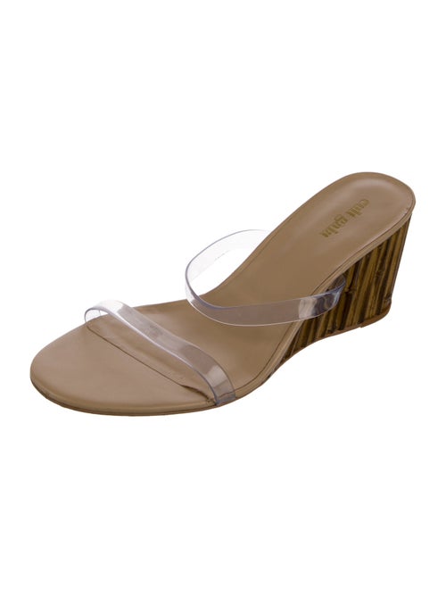 Cult Gaia Leather Slides