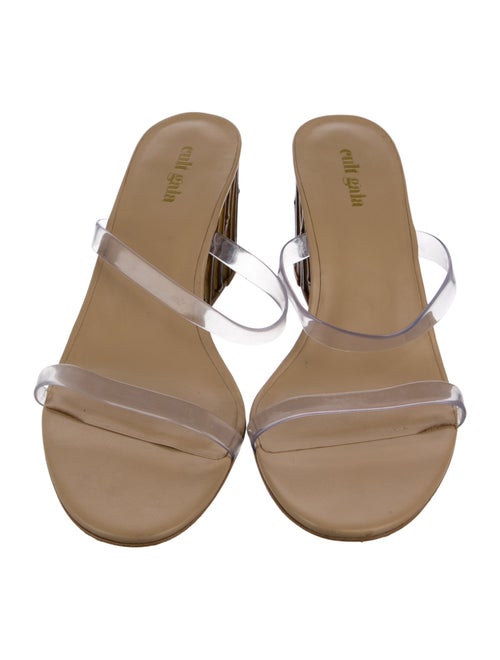 Cult Gaia Leather Slides