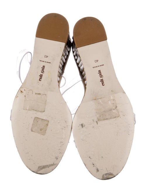 Cult Gaia Leather Slides