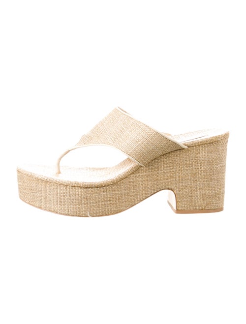 Cult Gaia Straw Espadrilles