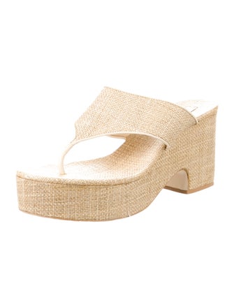 Cult Gaia Straw Espadrilles