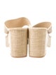 Cult Gaia Straw Espadrilles