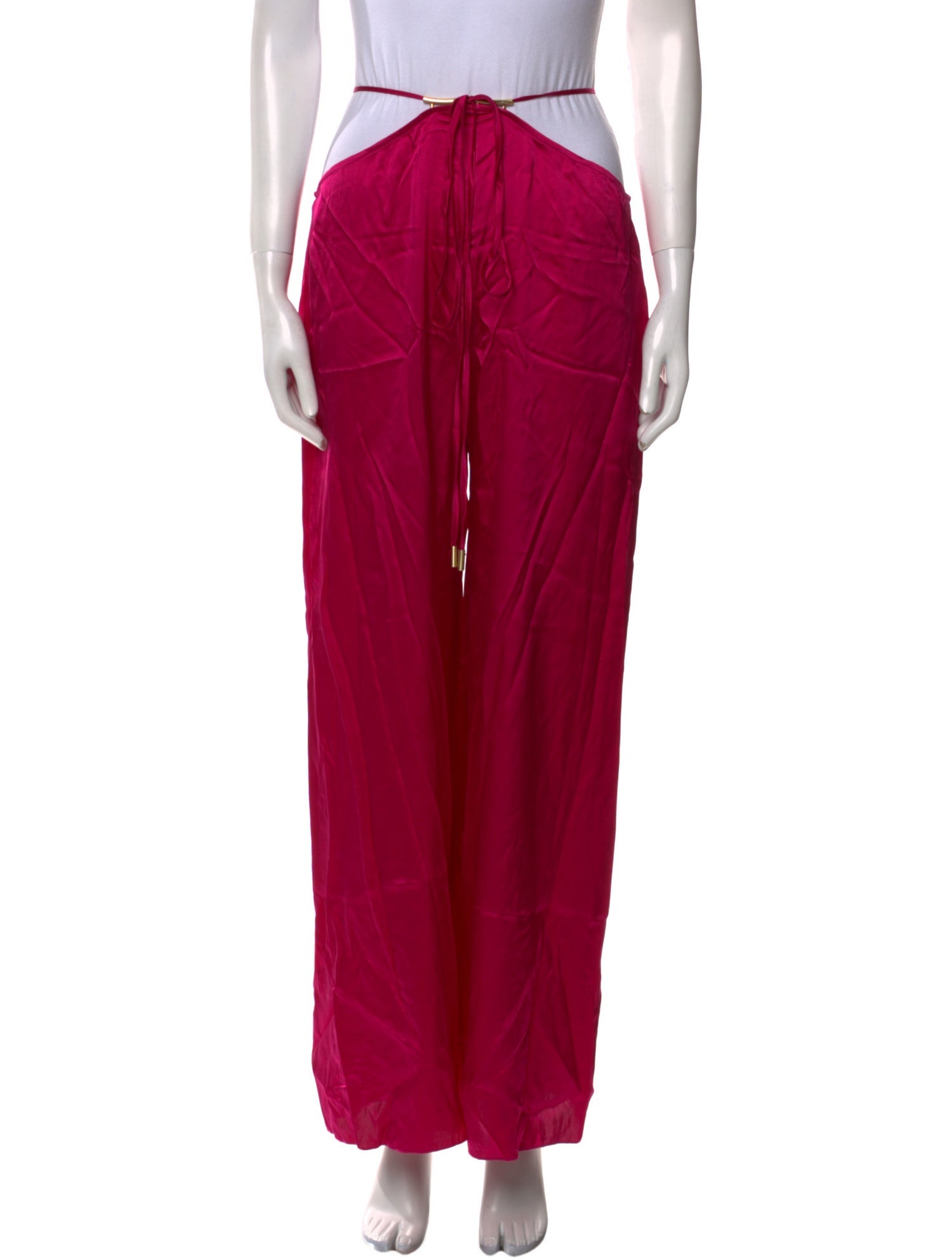 Cult Gaia Silk Wide Leg Pants
