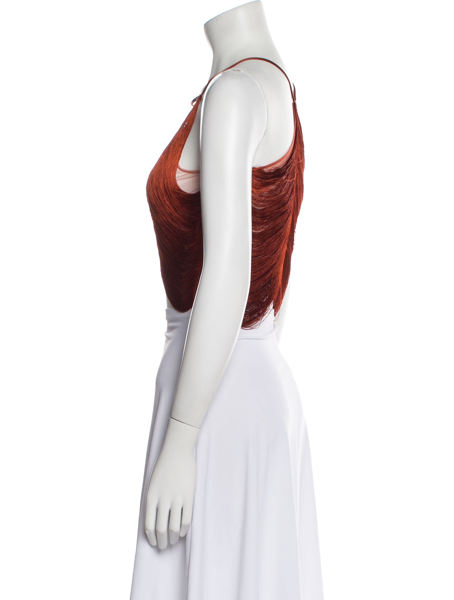 Cult Gaia V-Neck Sleeveless Crop Top w/ Tags