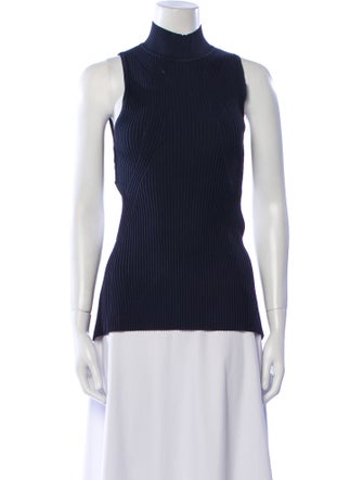 Cult Gaia Turtleneck Sleeveless Top