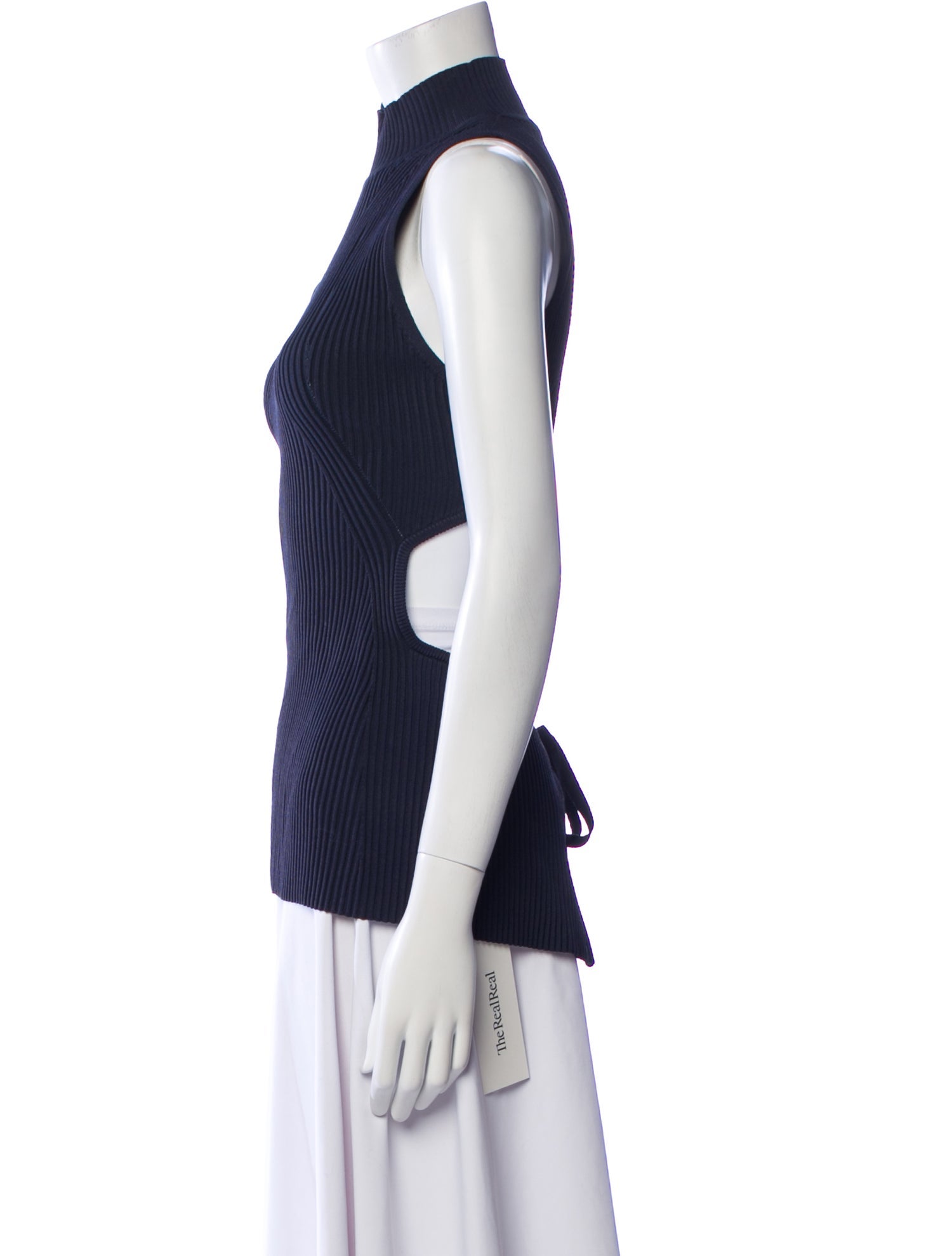 Cult Gaia Turtleneck Sleeveless Top