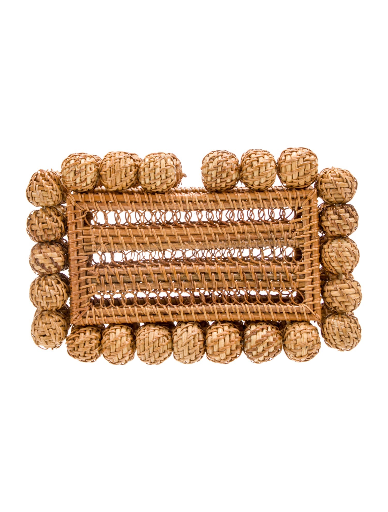 Cult Gaia Rattan Minaudière w/ Tags