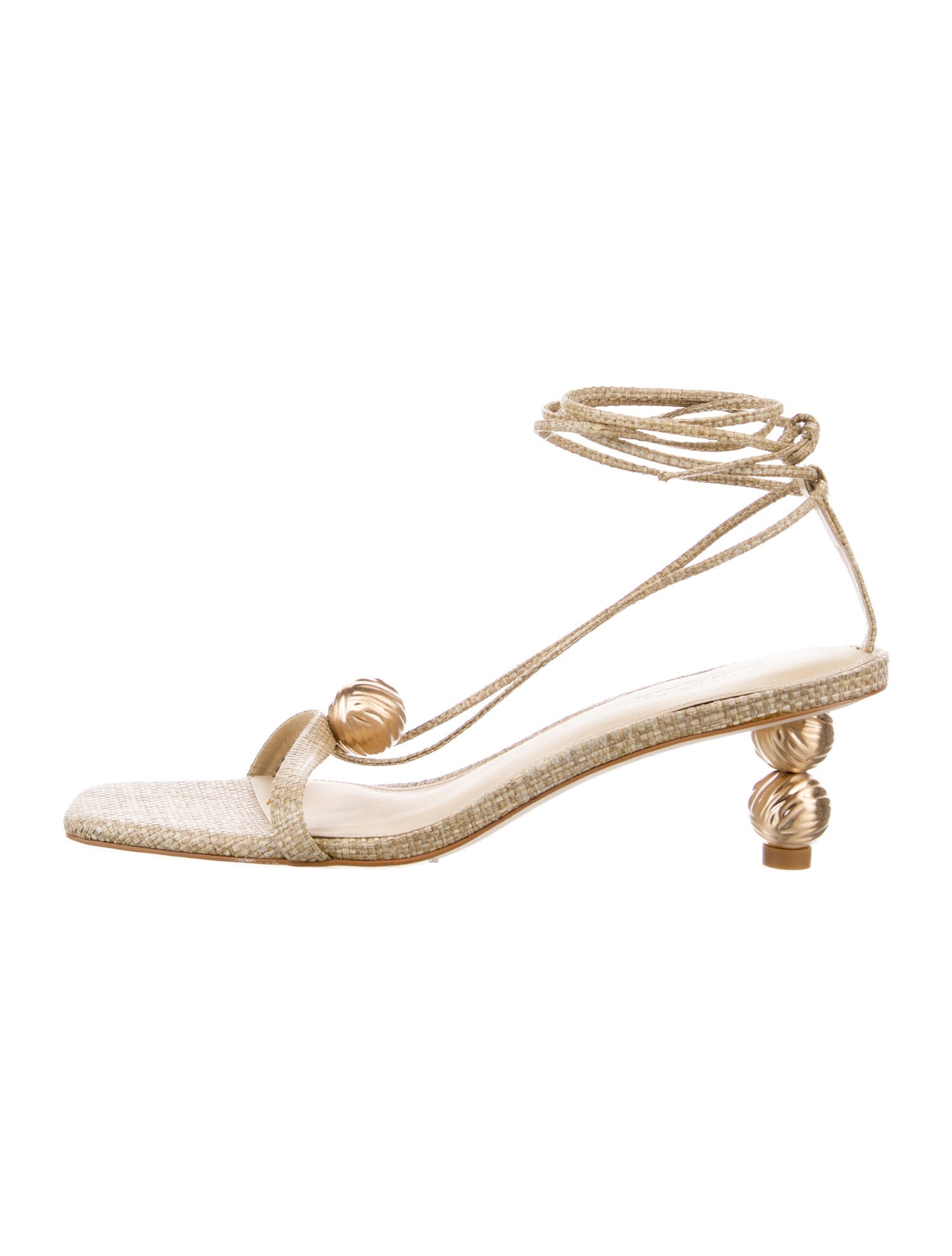 Maryam Nassir Zadeh Maribel Leather Sandals - Orange Sandals