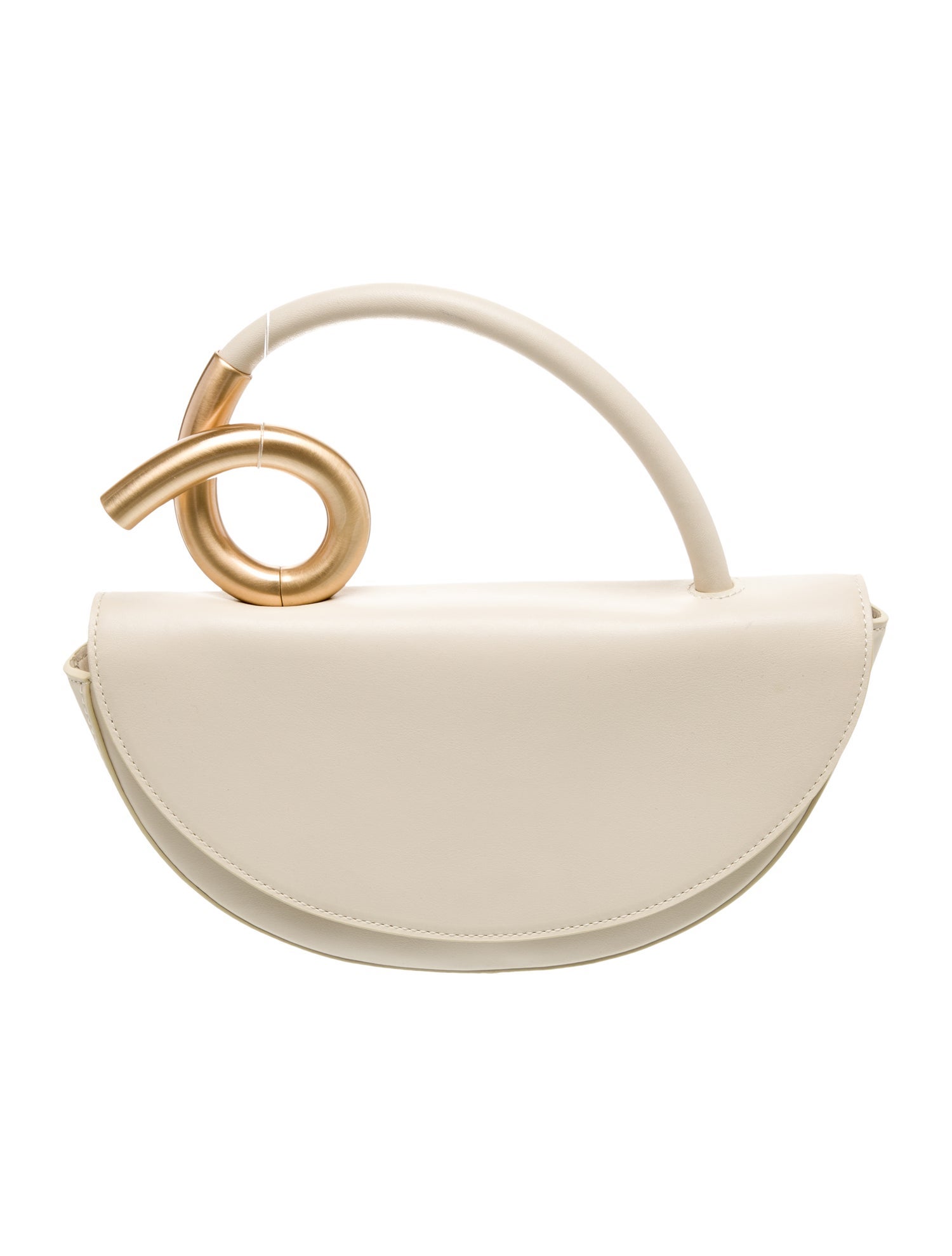 Cult Gaia Leather Top Handle Bag