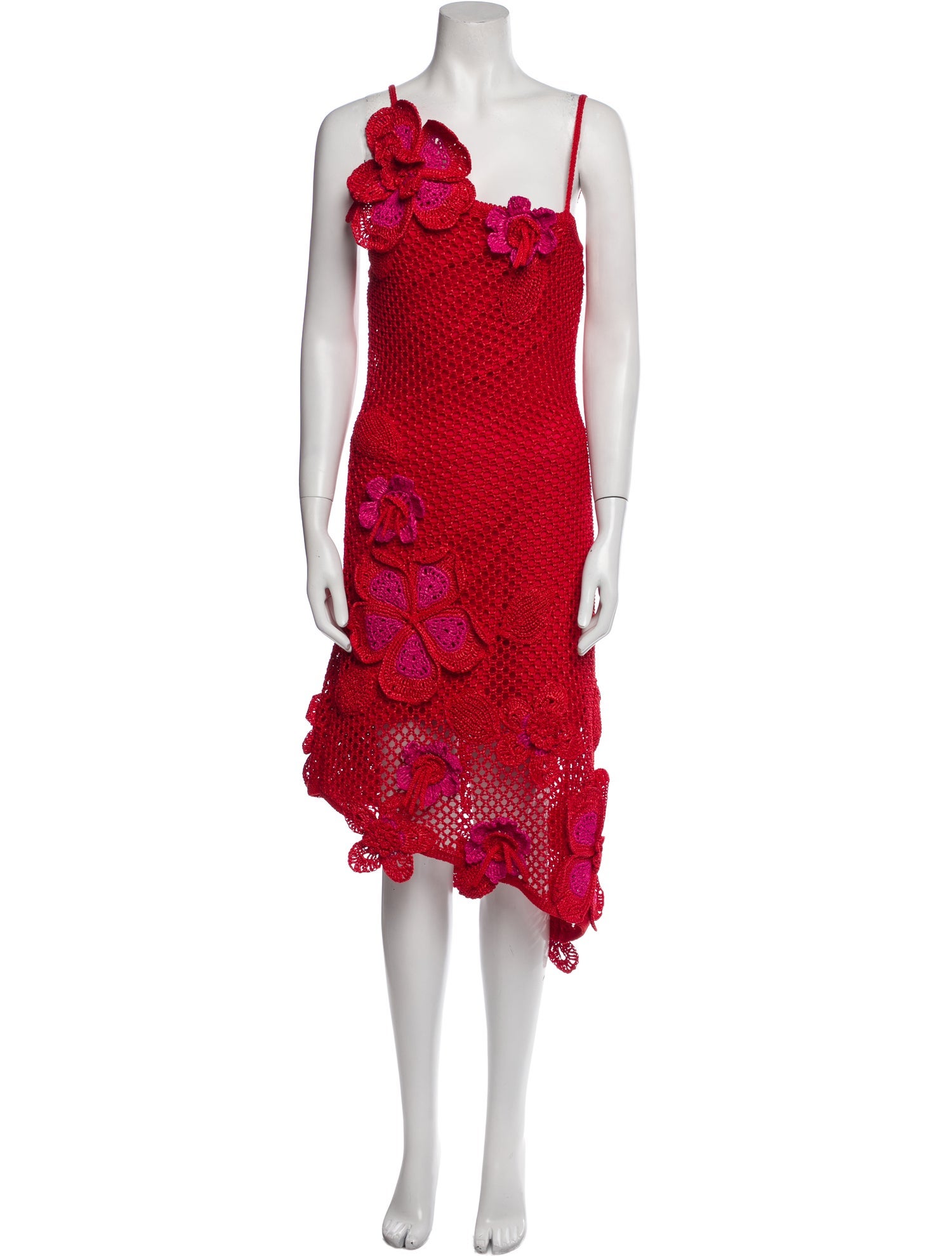 Cult Gaia Lace Pattern Midi Length Dress