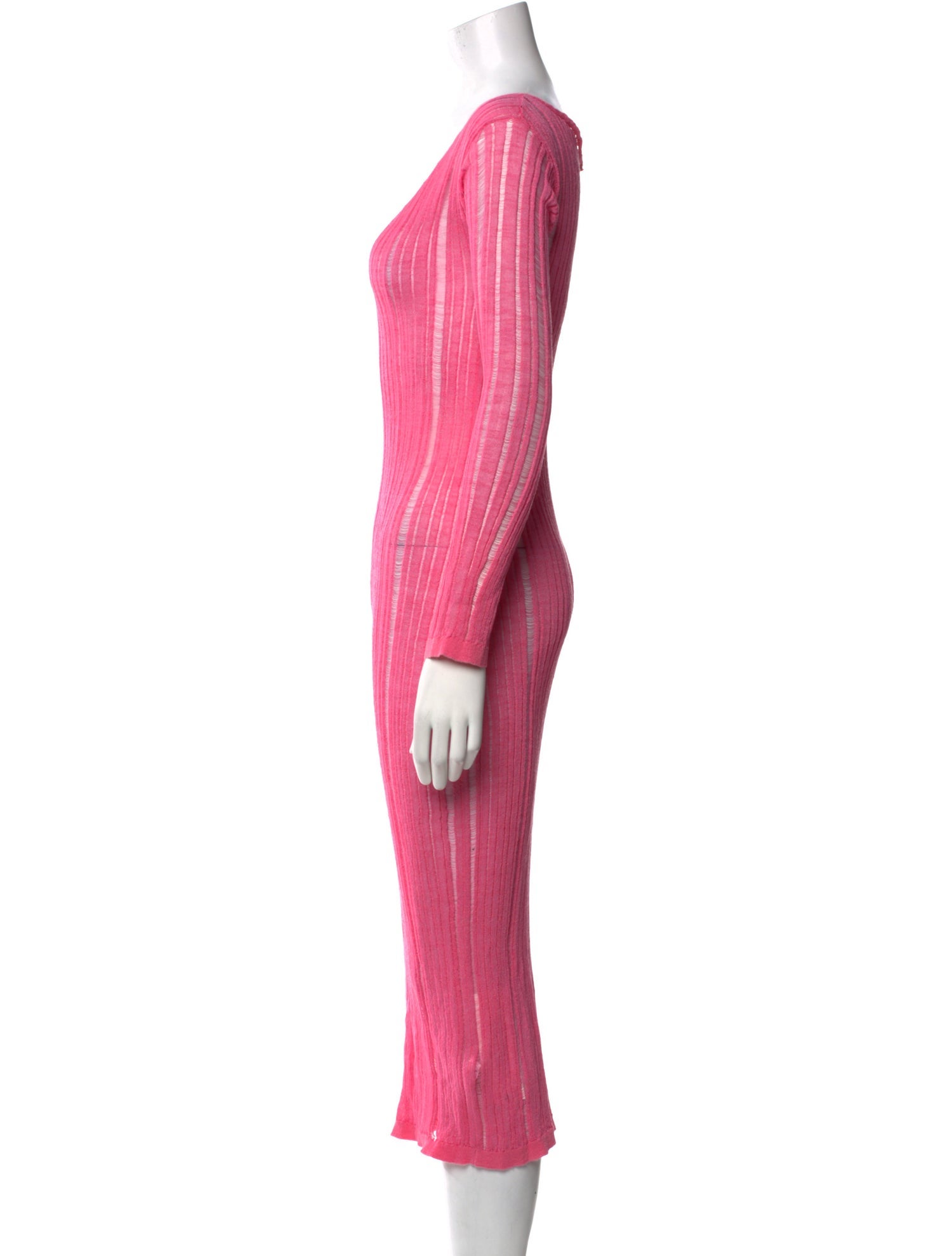 Cult Gaia V-Neck Midi Length Dress