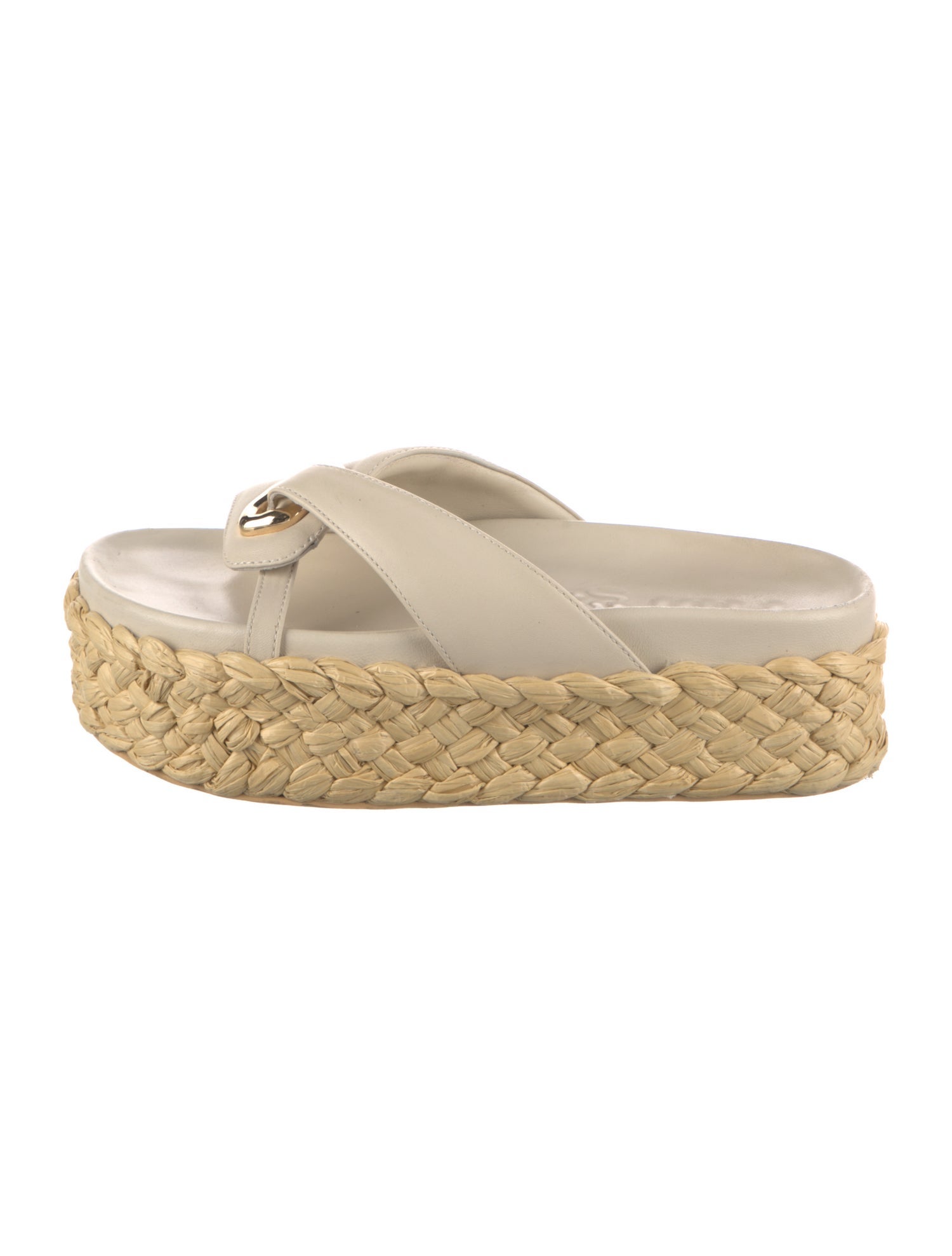 Cult Gaia Leather Espadrilles