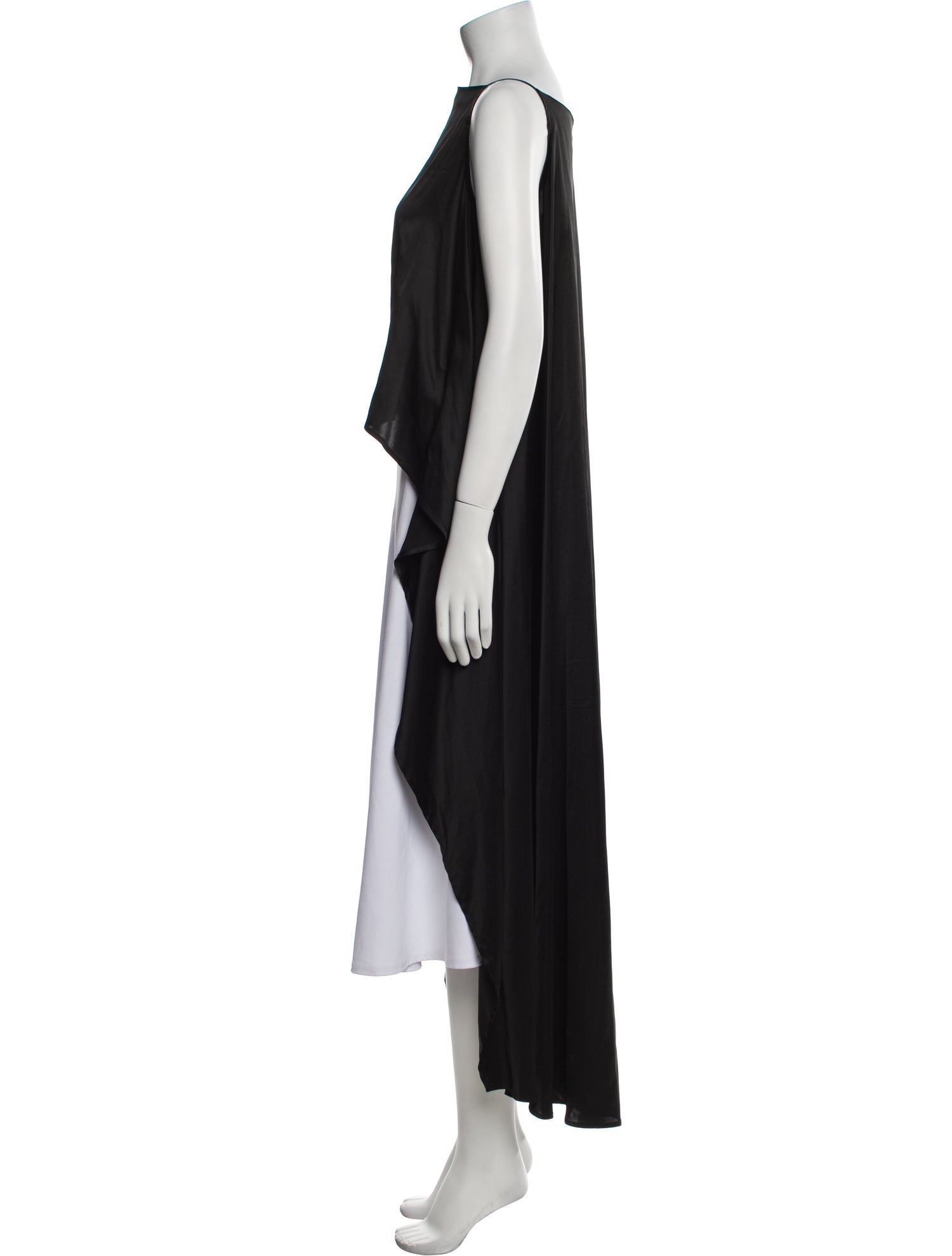 Cult Gaia Bateau Neckline Sleeveless Crop Top