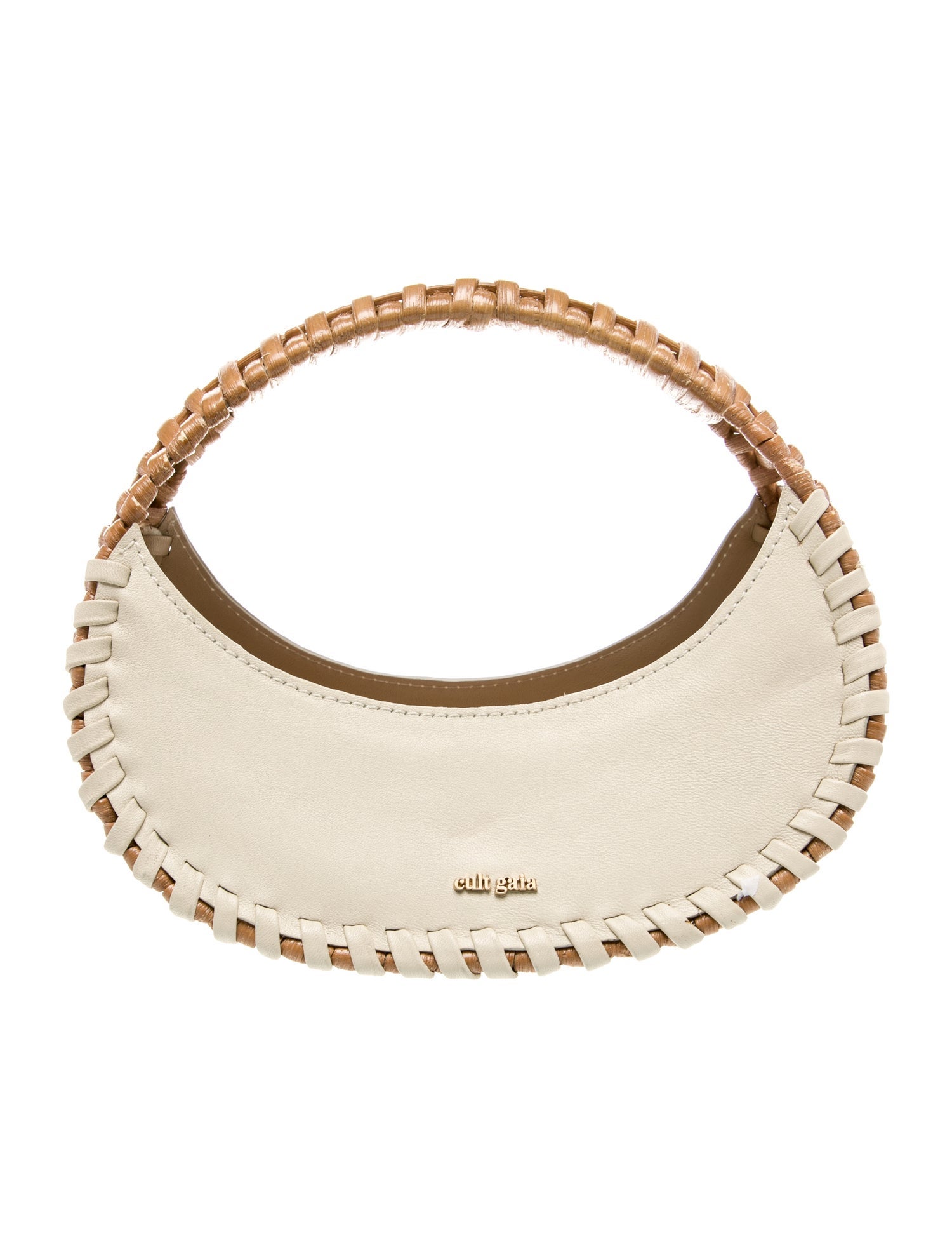 Cult Gaia Straw Top Handle Bag