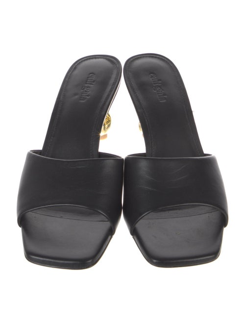 Cult Gaia Leather Slides