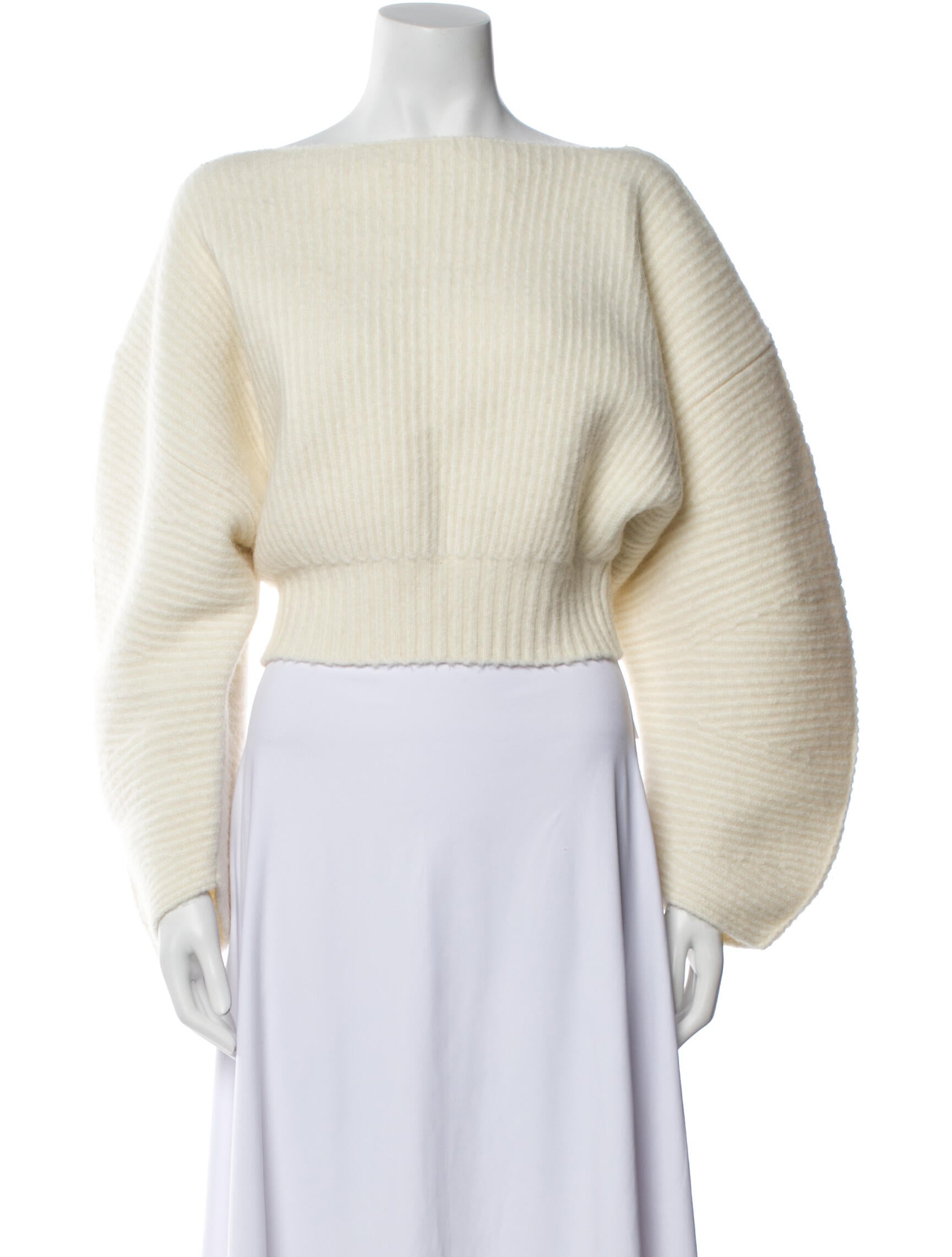 Cult Gaia Alpaca Bateau Neckline Sweater w/ Tags
