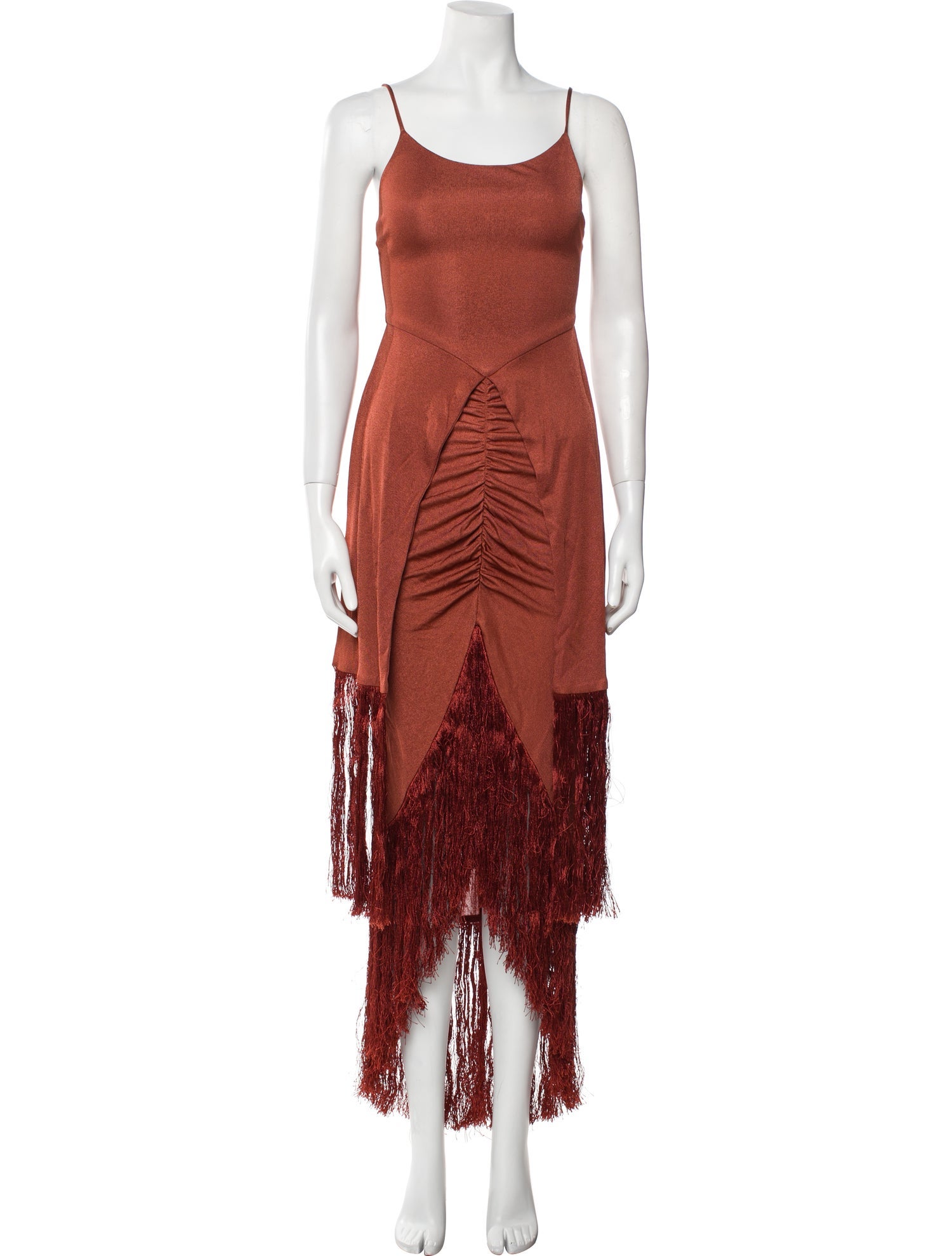 Cult Gaia Scoop Neck Midi Length Dress