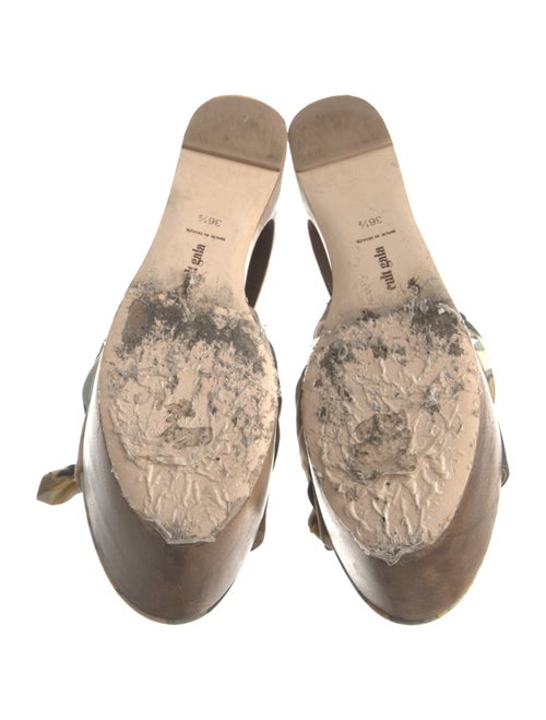 Cult Gaia Satin Printed Slides