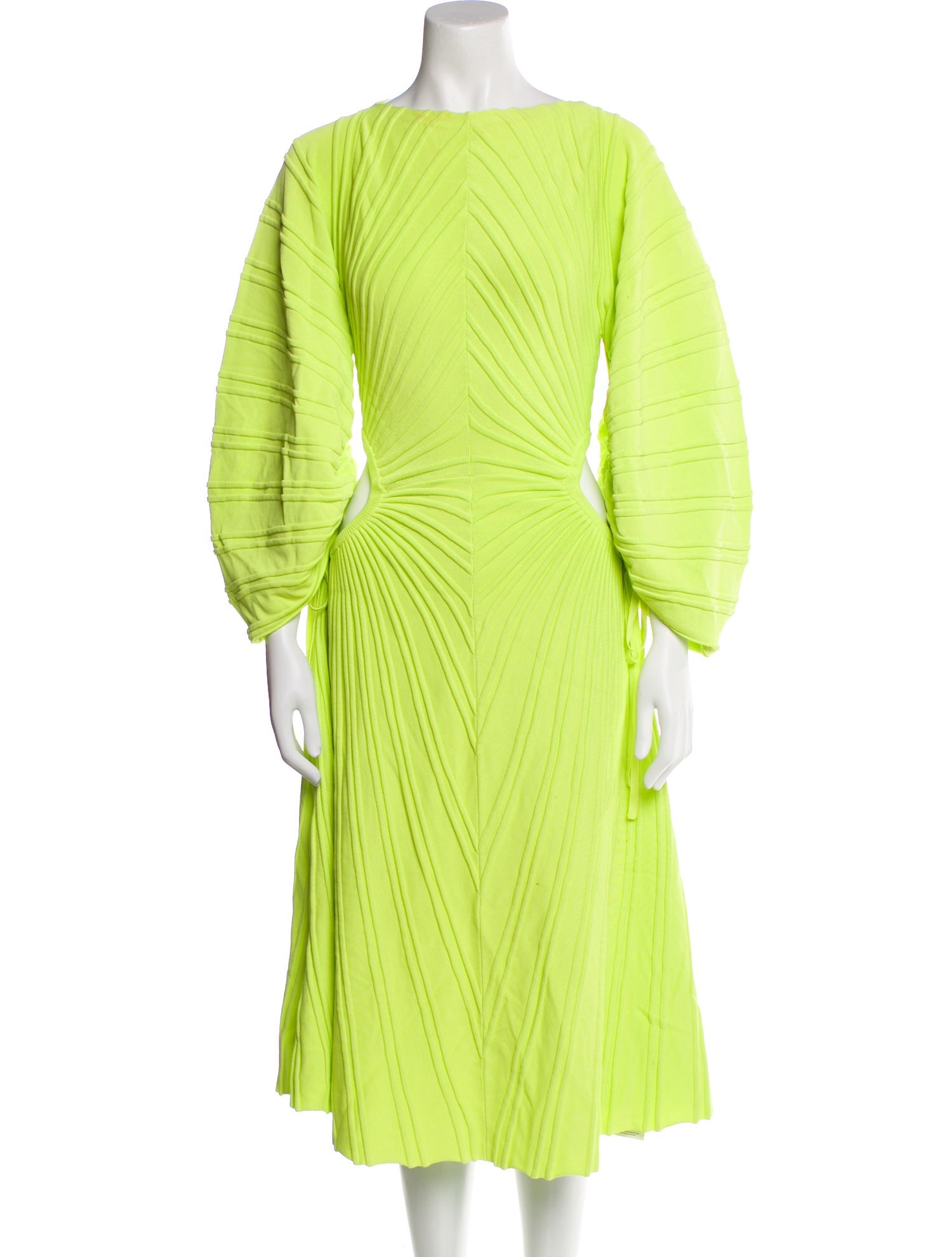 Cult Gaia Bateau Neckline Midi Length Dress