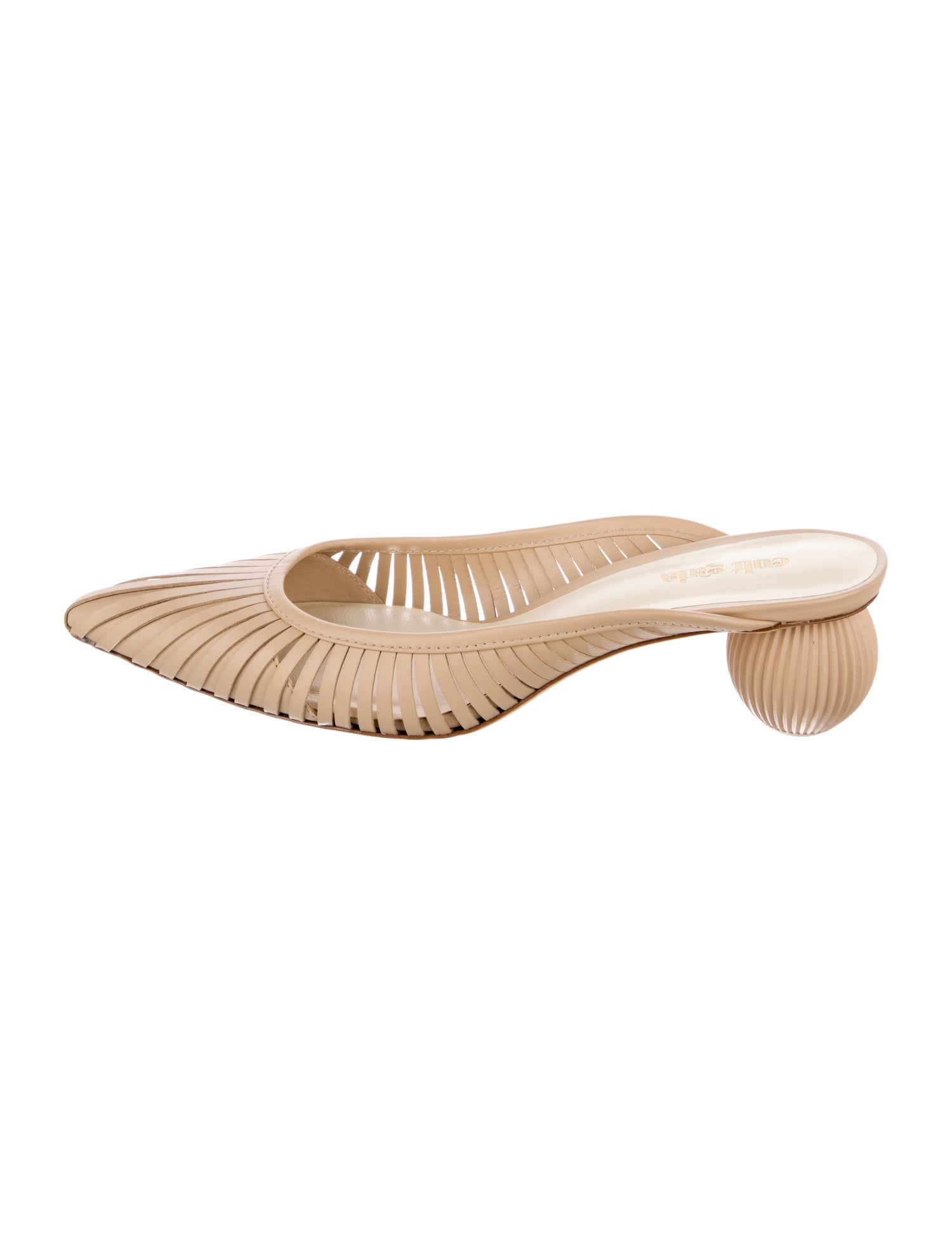 Cult Gaia Leather Mules