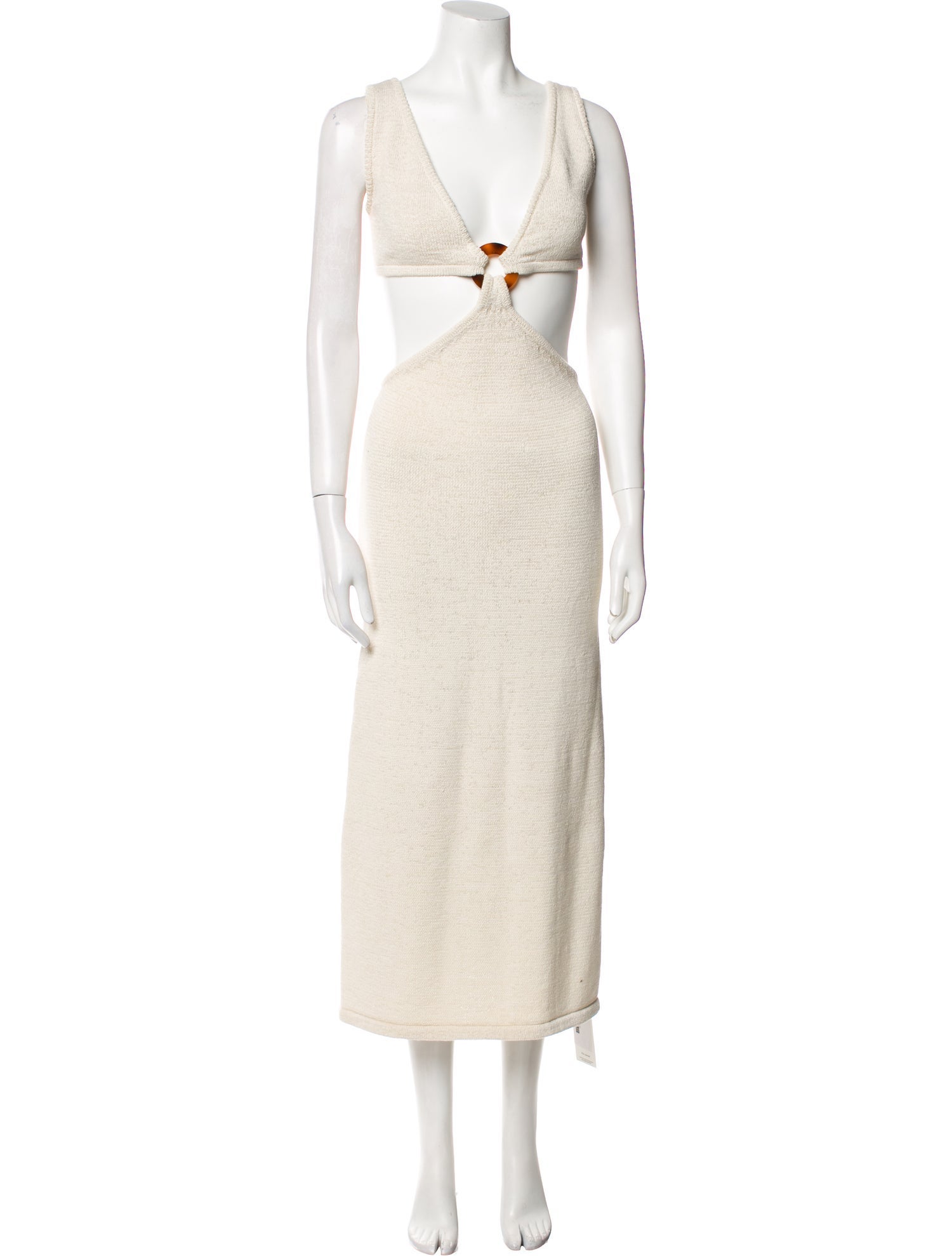 Cult Gaia V-Neck Long Dress
