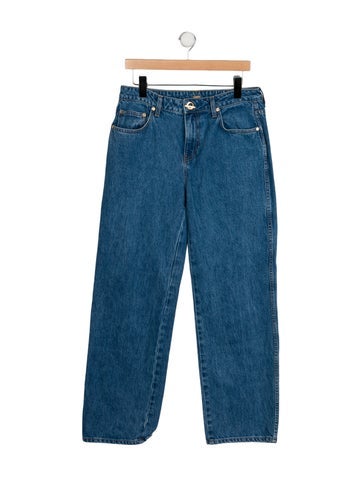 Cult Gaia Jeans Mid-Rise Wide Leg M