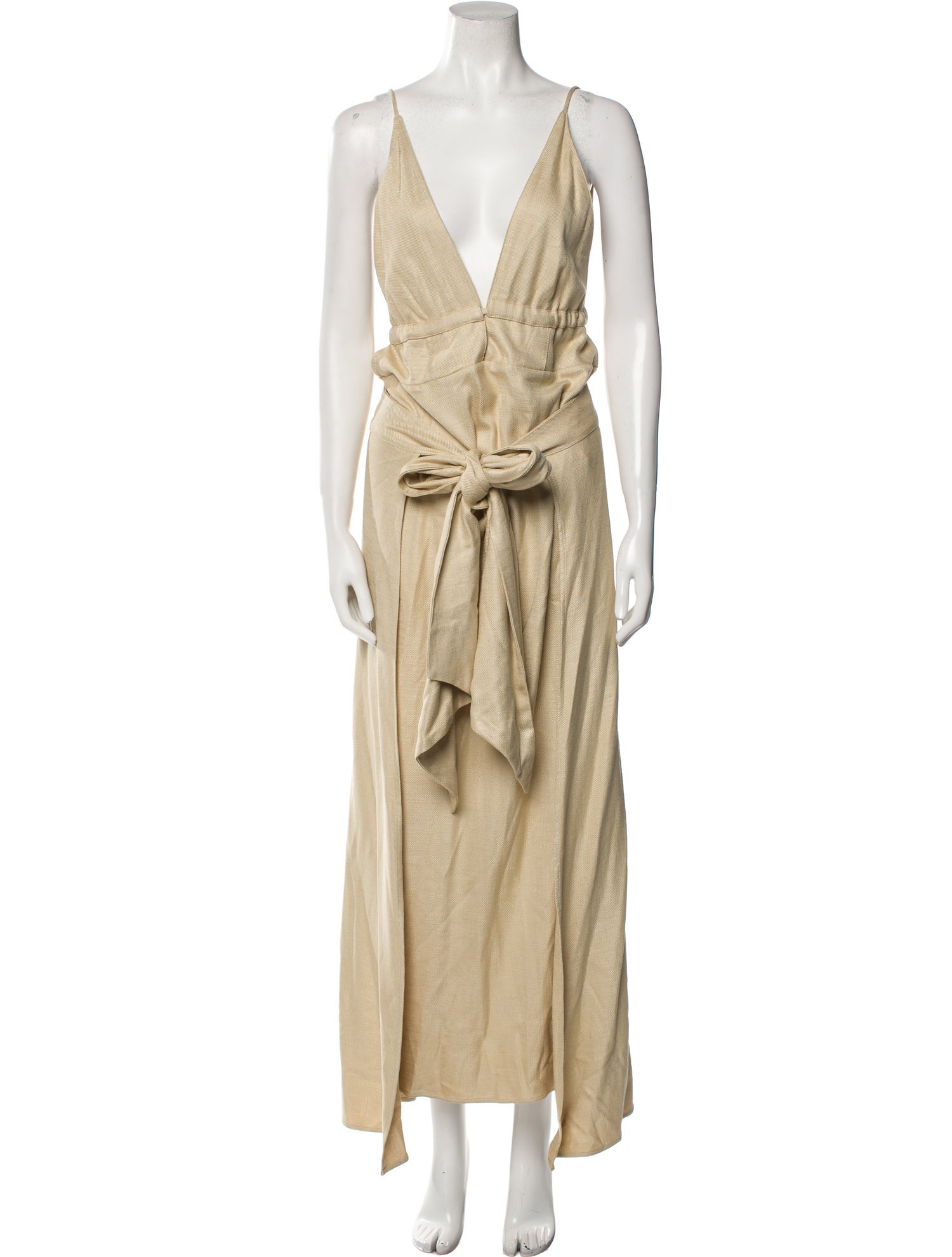 Cult Gaia V-Neck Long Dress