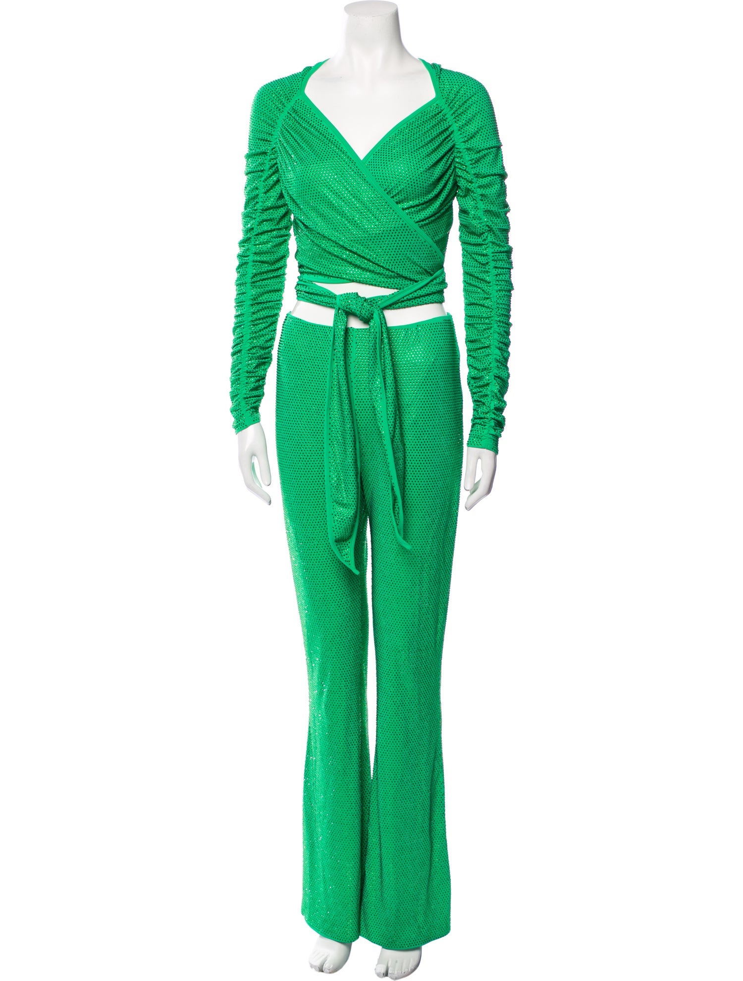 Cult Gaia Crystal Embellishments Pantsuit