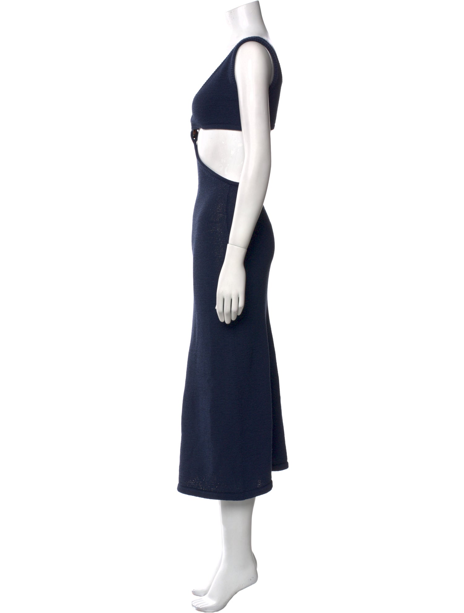 Cult Gaia V-Neck Long Dress