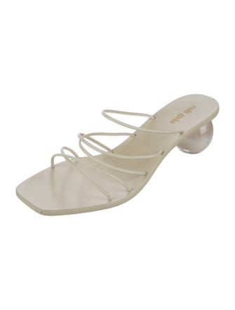 Cult Gaia Leather Slides