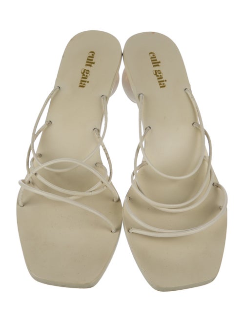 Cult Gaia Leather Slides