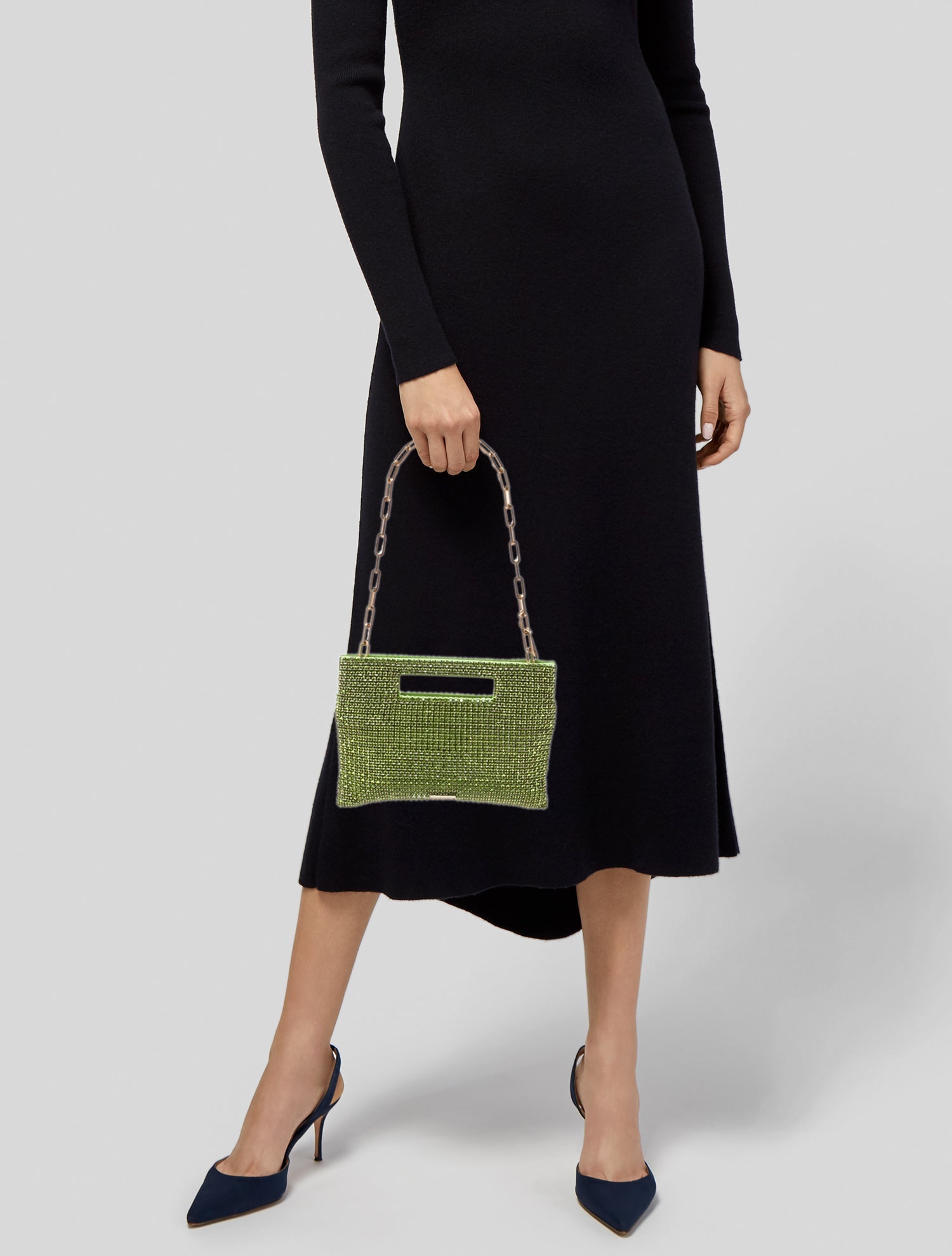 Cult Gaia Crystal Shoulder Bag