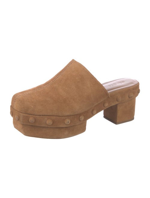 Cult Gaia Suede Studded Accents Mules