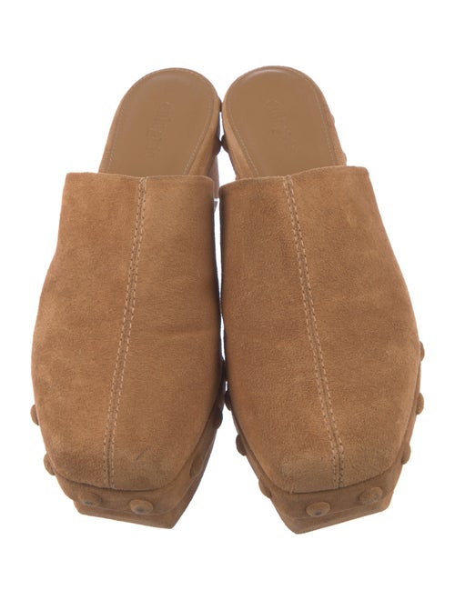 Cult Gaia Suede Studded Accents Mules