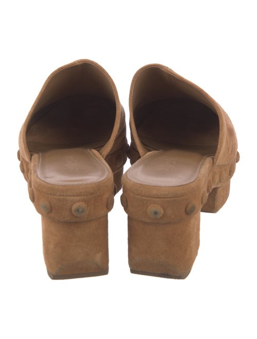 Cult Gaia Suede Studded Accents Mules
