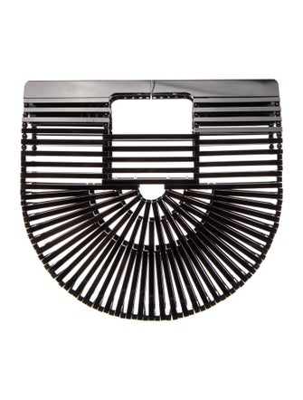 Cult Gaia Acrylic Top Handle Bag