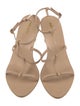 Cult Gaia Leather T-Strap Sandals
