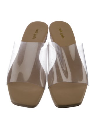 Cult Gaia Leather Slides