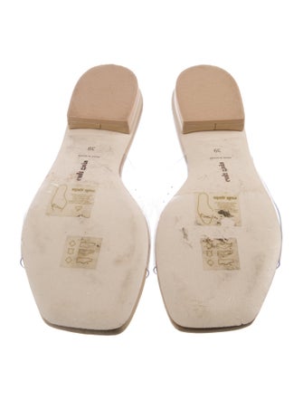 Cult Gaia Leather Slides