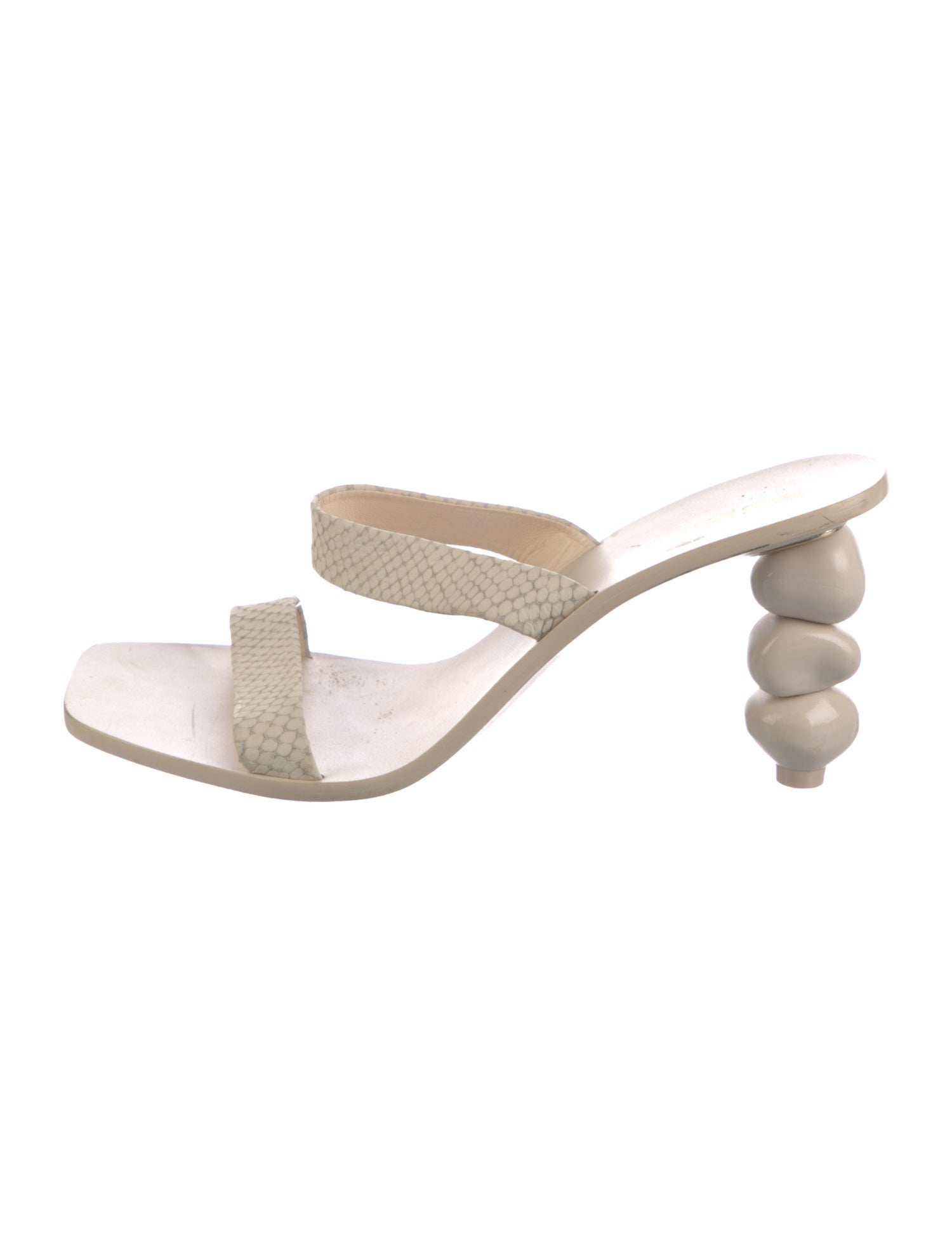 Cult Gaia Leather Slides
